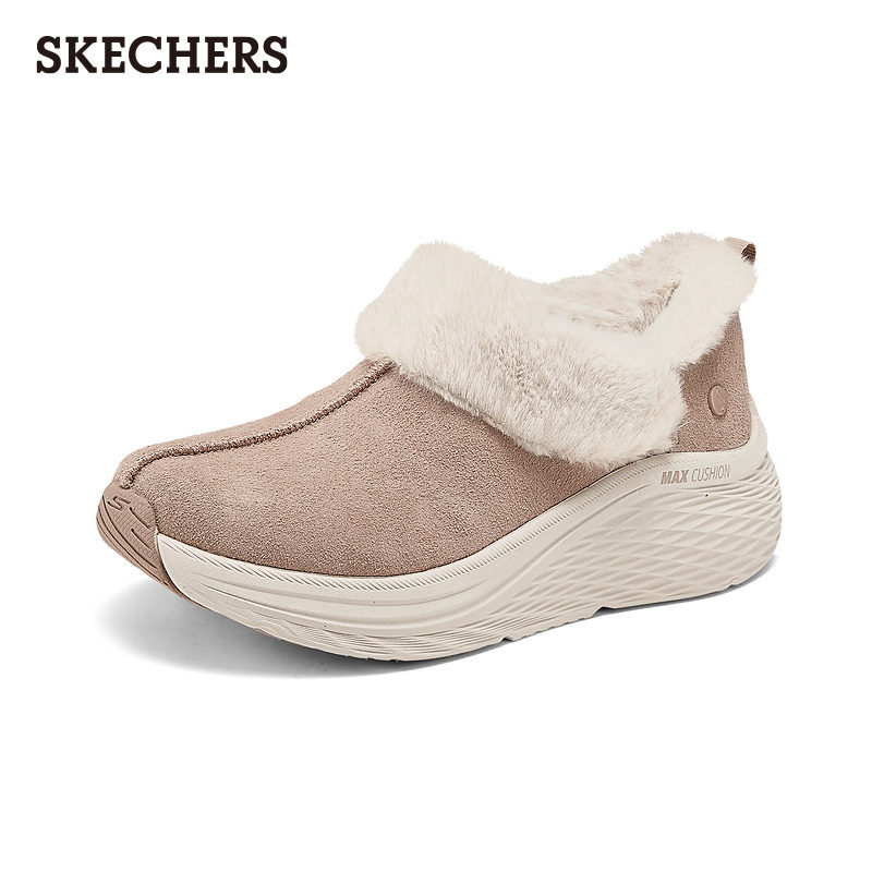 斯凯奇复古棉鞋加绒保暖雪地靴