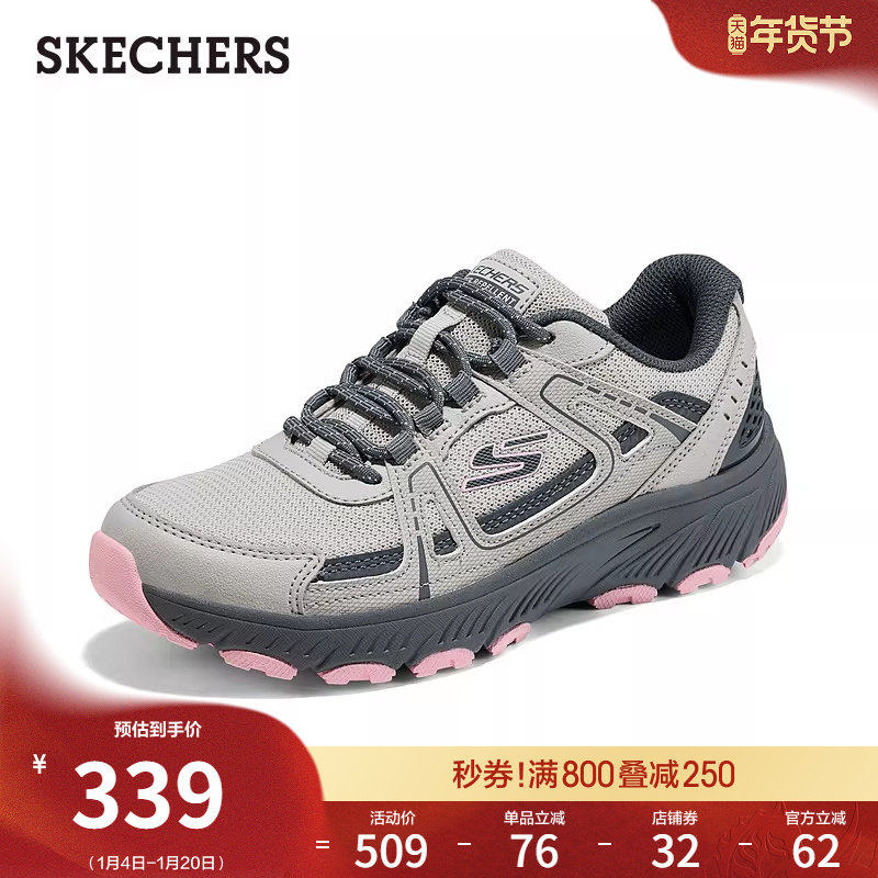 斯凯奇秋冬新款女旅游户外鞋徒步鞋橡胶底轻质工装鞋运动鞋