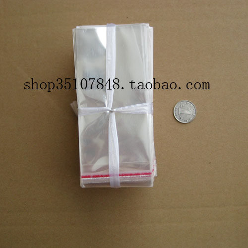 细长袋  包装袋 透明包装袋 透明袋 自粘袋  塑料袋 7丝12&times;32cm