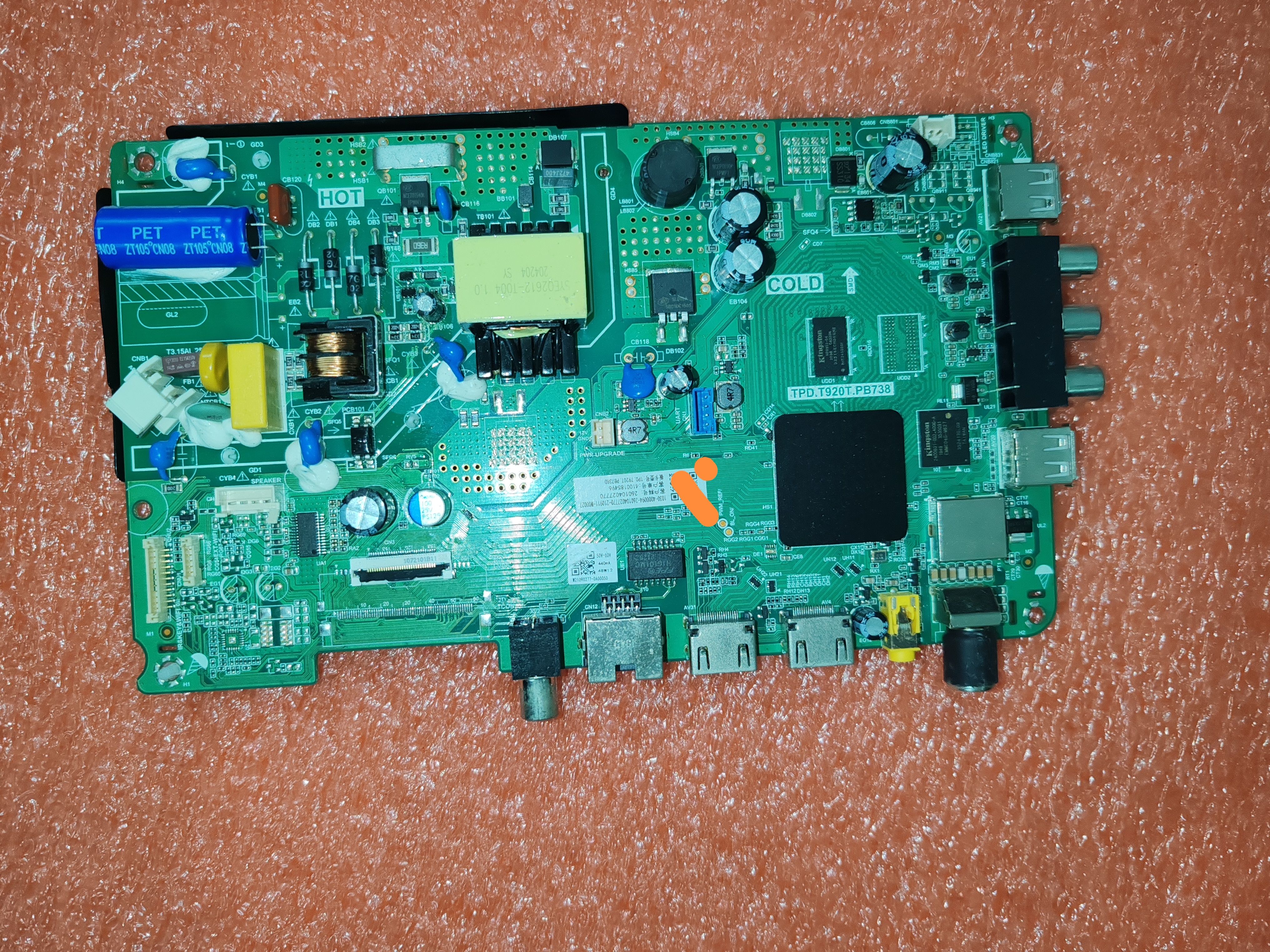 TPD.T920T.PB738  WiFi网络三合一电视主板测试好发兼容各个