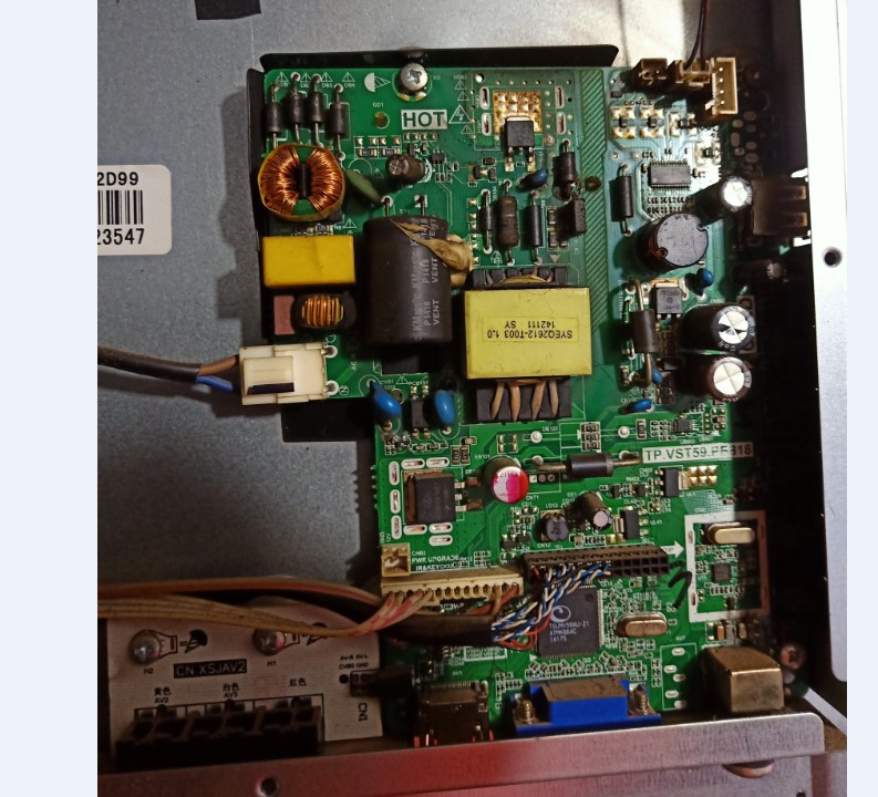 TCL LE32D99原装电视主板 tp.vst59.pb818 配屏华兴ST3151A04-3