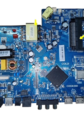 CV351M-B42 三合一电视主板，分辨率 1920x1080电流 70-80V560mA