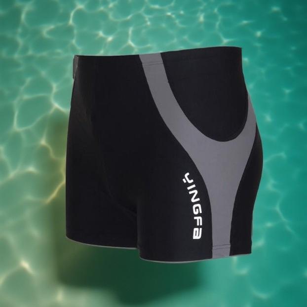 英发泳裤男平角时尚舒适大码正品游泳裤温泉速干休闲泳衣加肥加大