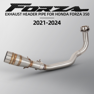 适用于摩托车 佛沙300 Forza300 改装前段 中段排气 FORZA350中段