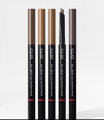 现货 韩国CLIO/珂莱欧kill brow双头自动砍刀眉笔防水不脱妆自然