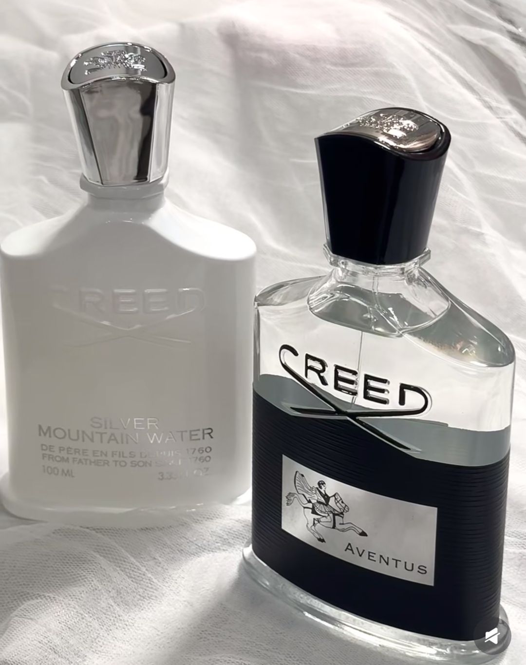 韩免采购Creed恺芮得银色山泉 拿破仑之水 香水50ml100ml