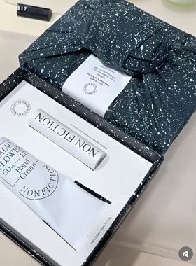 现货韩国nonfiction护手霜onuk同款檀香木质奶香润唇膏新年套装