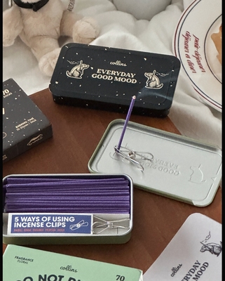 现货韩国Collins天然线香缓解疲劳助眠家用室内持久高级情绪香薰