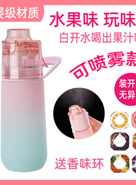 玩味环喷雾水杯儿童女孩可喷雾水