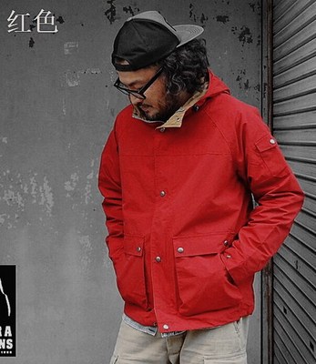 红色防水防风登山服登山服日