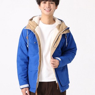 日系潮牌羊羔绒毛内里户外MT 防泼水超保暖 PARKA登山服男女情侣款