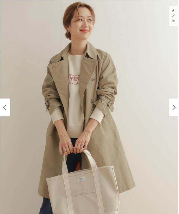 日系DOORS品牌正品日常通勤女款防花粉抗过敏功能风衣大降价促销