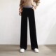 加绒加厚直筒拖地裤 金丝绒阔腿裤 休闲裤 2026韩版 子 女宽松垂感长裤