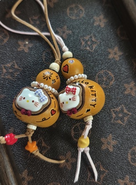 葫芦挂件一物一拍hellokitty葫芦挂件创意礼物可爱hellokitty葫芦