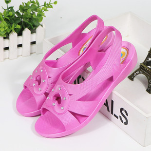 女凉鞋平底防滑纱厂工作鞋防滑学生凉鞋车间鞋四季棉纺厂鞋孕妇夏