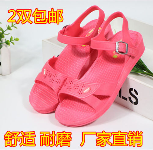 夏季厂车间防滑软底护士学生凉鞋