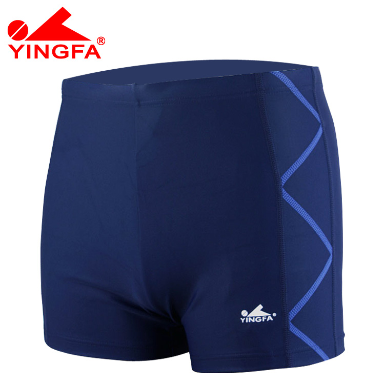 英发男士平角泳裤休闲泡温泉大码