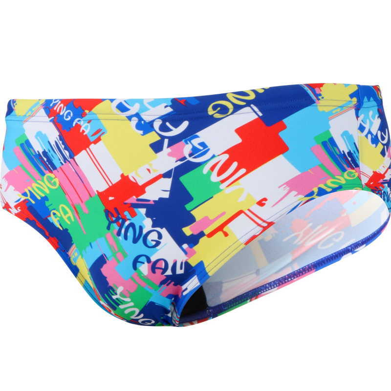 英发游泳裤男三角裤小平角训练印花时尚短裤中大男童学生泳装6700,运动/瑜伽/健身/球迷用品,男士泳衣,淘宝优惠券,粉丝福利购,淘宝优惠卷