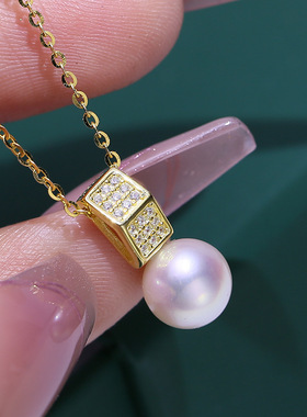 珍珠配件diy吊坠材料空托