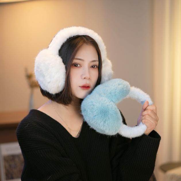 网红同款护耳保暖简约少女耳包
