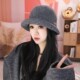 高级感羊毛混纺渔夫帽子女秋冬2025新款 气质保暖盆帽防寒法式 礼帽