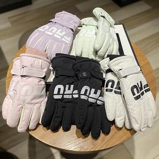 冬季骑行保暖防风手套男女防寒休闲滑雪手套东北骑电动车抗风手套