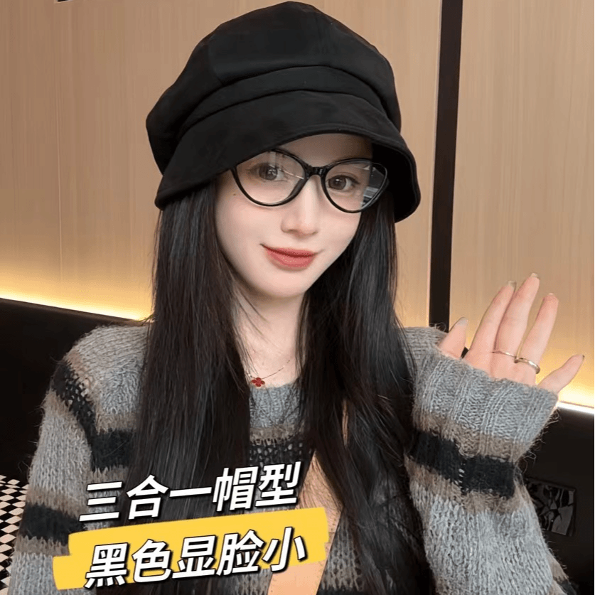渔夫帽堆堆帽褶皱显脸小韩版休闲