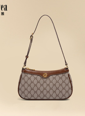 新款质感法式腋下包简约时尚百搭手提包精致轻奢休闲老花单肩包