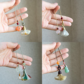 一物一拍 手工编绳流苏包挂件扇坠手机挂件钥匙扣水晶原创新中式