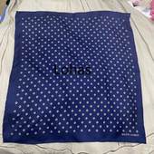 Lau 外贸原单拉夫Polo Ral 100%真丝斜纹绸丝巾小方巾有赠品