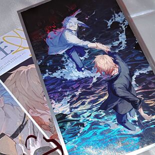 同人谷厄敌同人周边高颜值色纸桌面摆件二次元谷子自制礼物