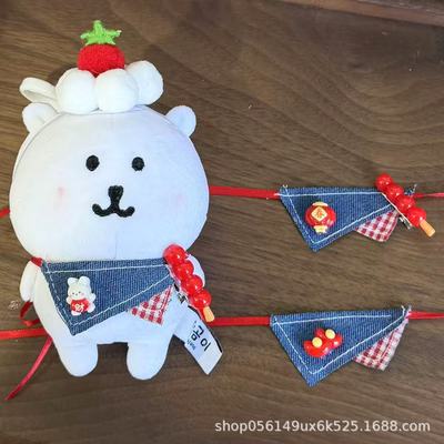 同人谷冬日甜蜜糖葫新年系列娃衣套装10cm棉花娃娃自嘲熊·平价