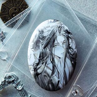 人渣反派自救系统周边同人沈清秋椭圆高颜值吧唧徽章胸针礼物