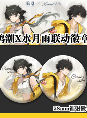 鸣潮x水月雨# 漂泊者 嘉贝莉娜仇远镭射吧唧镭射谷子原神痛包谷子