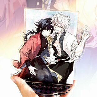 鬼灭之刃周边实义亚克力立牌同人谷桌面摆件高颜值自制礼物收藏