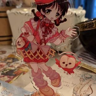 同人谷自制歌爱雪苹果味小学生同人亚克力立牌VOCALOID