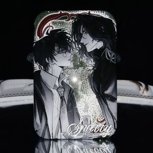 哈利波特周边斯内普哈利斯哈同人4.4x7cm方形吧唧徽章谷子