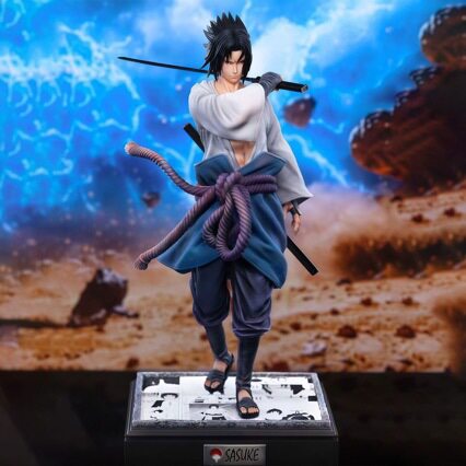 火影忍者涅槃白衣忍战佐助高35cm手办模型潮玩摆件gk动漫雕像玩具