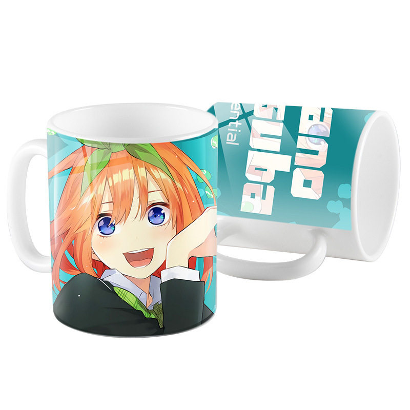 五等分的花嫁动漫周边马克杯三玖五月二次元情侣学生陶瓷水杯子