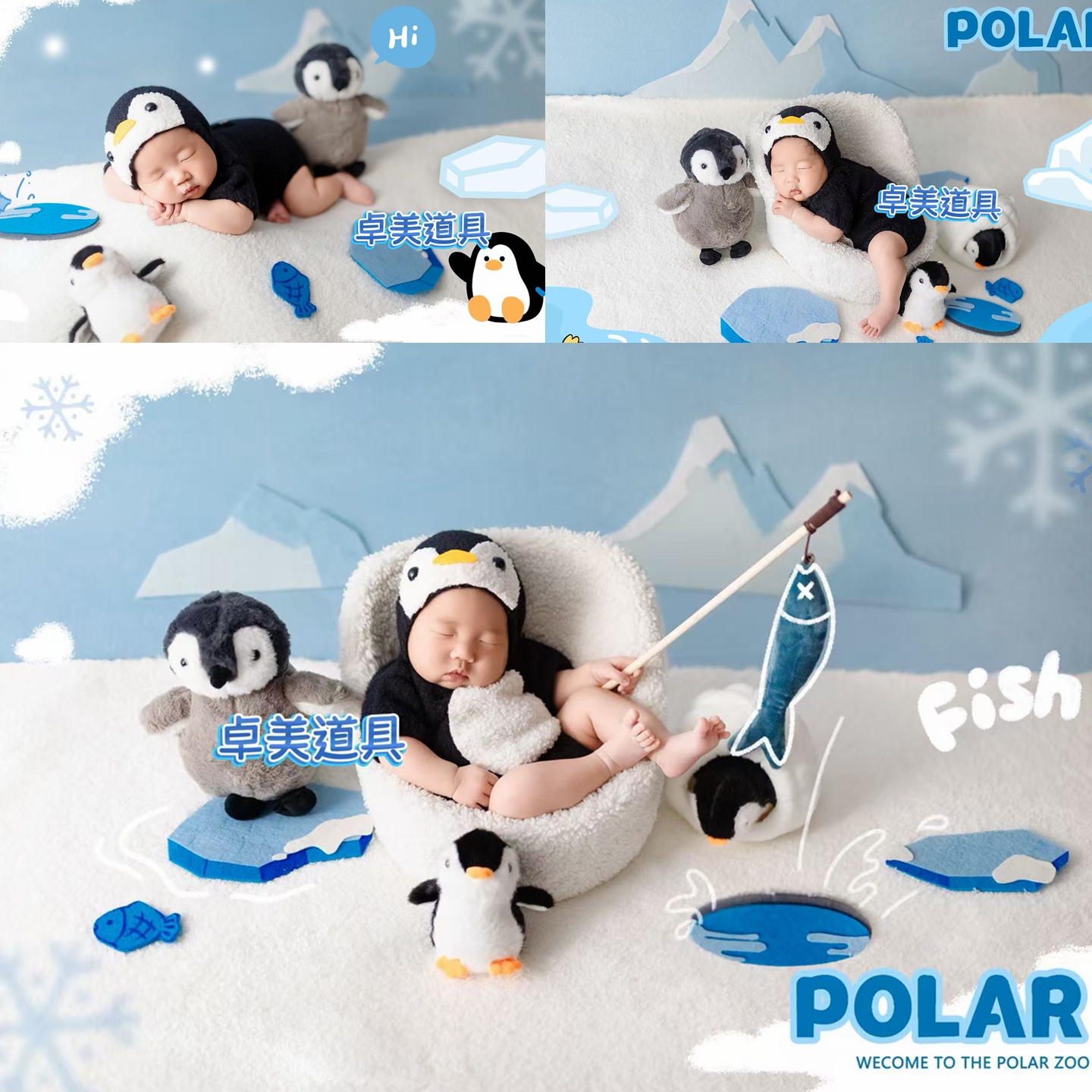 婴儿摄影服装新生儿写真道具初生本宝宝影楼拍照主题卓美2026新款