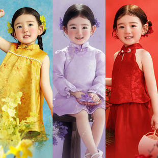 look潮童一区一家加盟样片素材授权2026年幼见东方2-4岁小童影楼