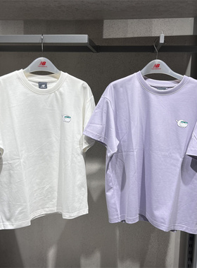 New balance新百伦NB 运动休闲T恤 女款 紫色 AWT52377-GRV-SST