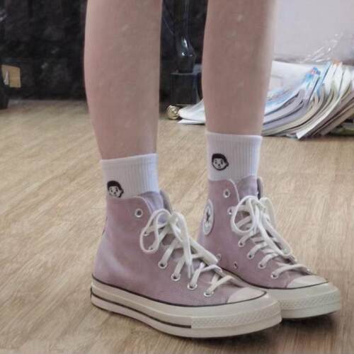 小景CONVERSE匡威1970S雾霾粉紫色高低帮帆布鞋171474C 171478C