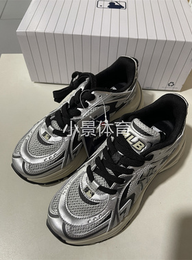 MLB男女情侣款增高NY厚底老爹鞋休闲板鞋3ASXCLB3N/3ARNSPL4N/3AS