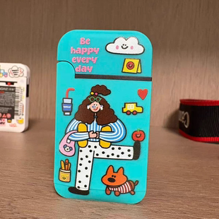 英伽ZENGAZ卡通充气打火机防风创意个性卡片机便携式点烟器送男友