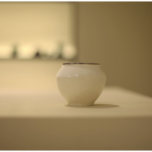 《宋代定窑白》八仙过海建水 人文茶空间 茶盂 茶渣斗 白色