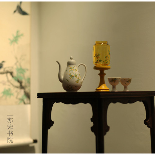 |亦宋书院|《人闲桂花落》酒具 八月中秋赏月宋式酒壶套组 酒杯
