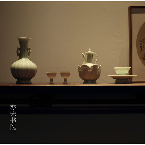 |亦宋书院|《宋影青》宋式点茶 执壶酒具摆件中式样品房 餐桌酒壶