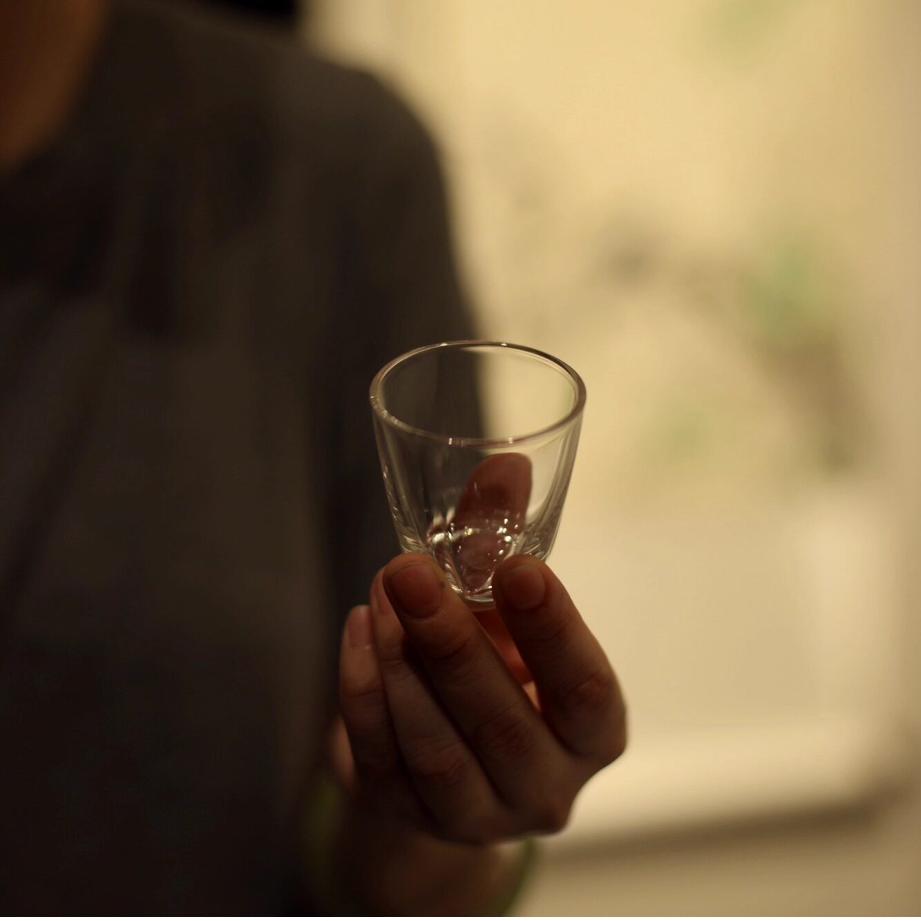 |叙透|玻璃高透茶杯小圆杯 四方主人杯小杯品茗杯 高品质杯口切口图片
