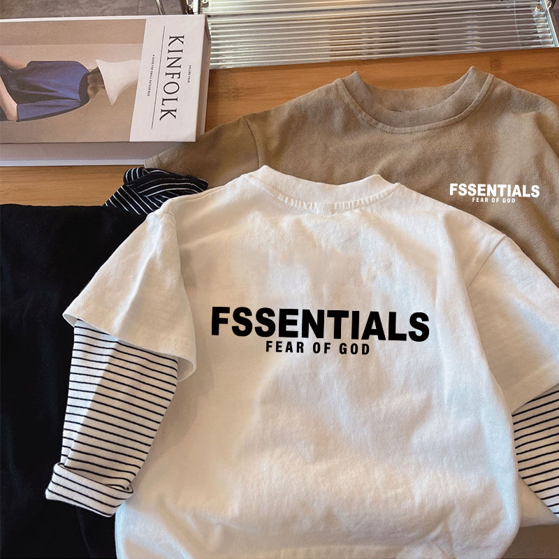 宝宝打底衫2026新款儿童纯棉早春秋装男童女童假两件条纹长袖T恤